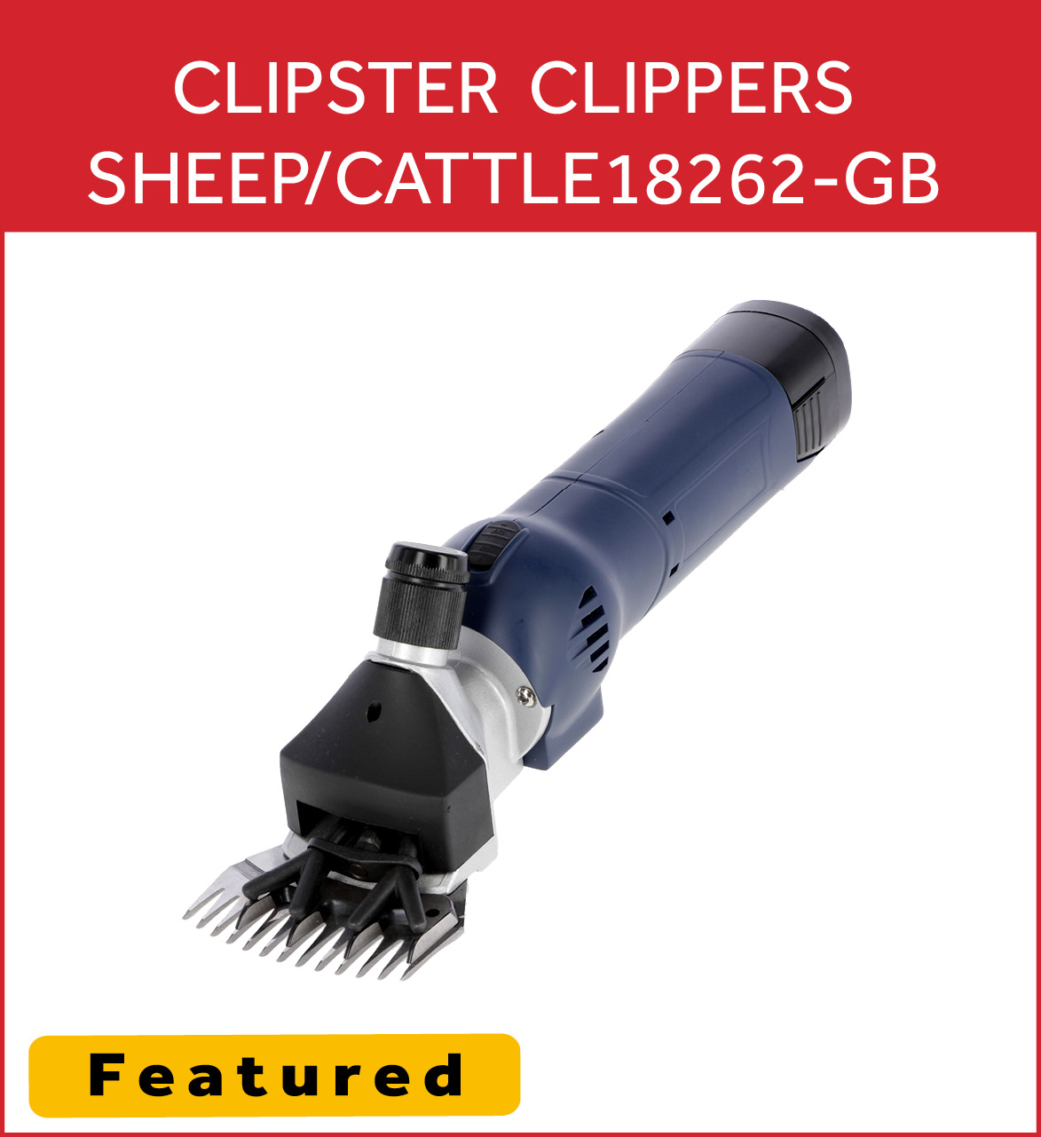 Clipster AKKU2 Battery Clippers Sheep/Cattle